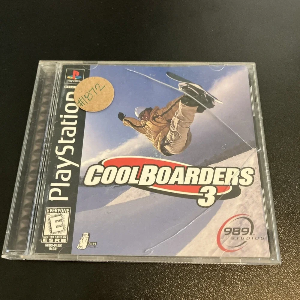 Coolboarders 3 PS1 Sony PlayStation 1 - Disc Book Cracked Case #1872